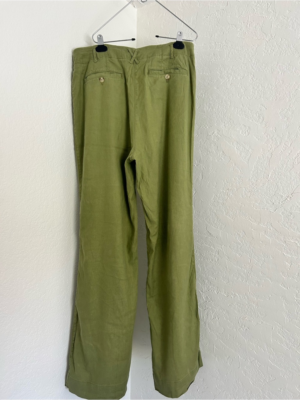 Maeve by Anthropologie Olive Green High-Rise Wide-Leg Pants - Picture 3 of 11